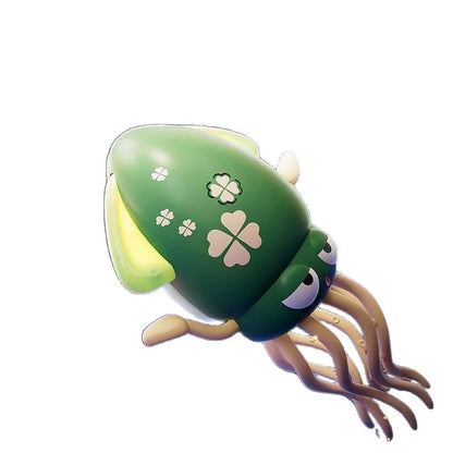 Electronic Dancing Squid Toys with Light&Music Funny Induction Lying Flat Squid Toddler Interactive Development Tummy Time Gifts
