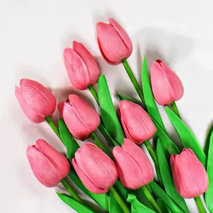 Tulip Artificial Bouquet Flower Wedding Outdoor Home Garden Bouquet Party Decorative Plant Valentine'S Day,Thanksgiving,Christma