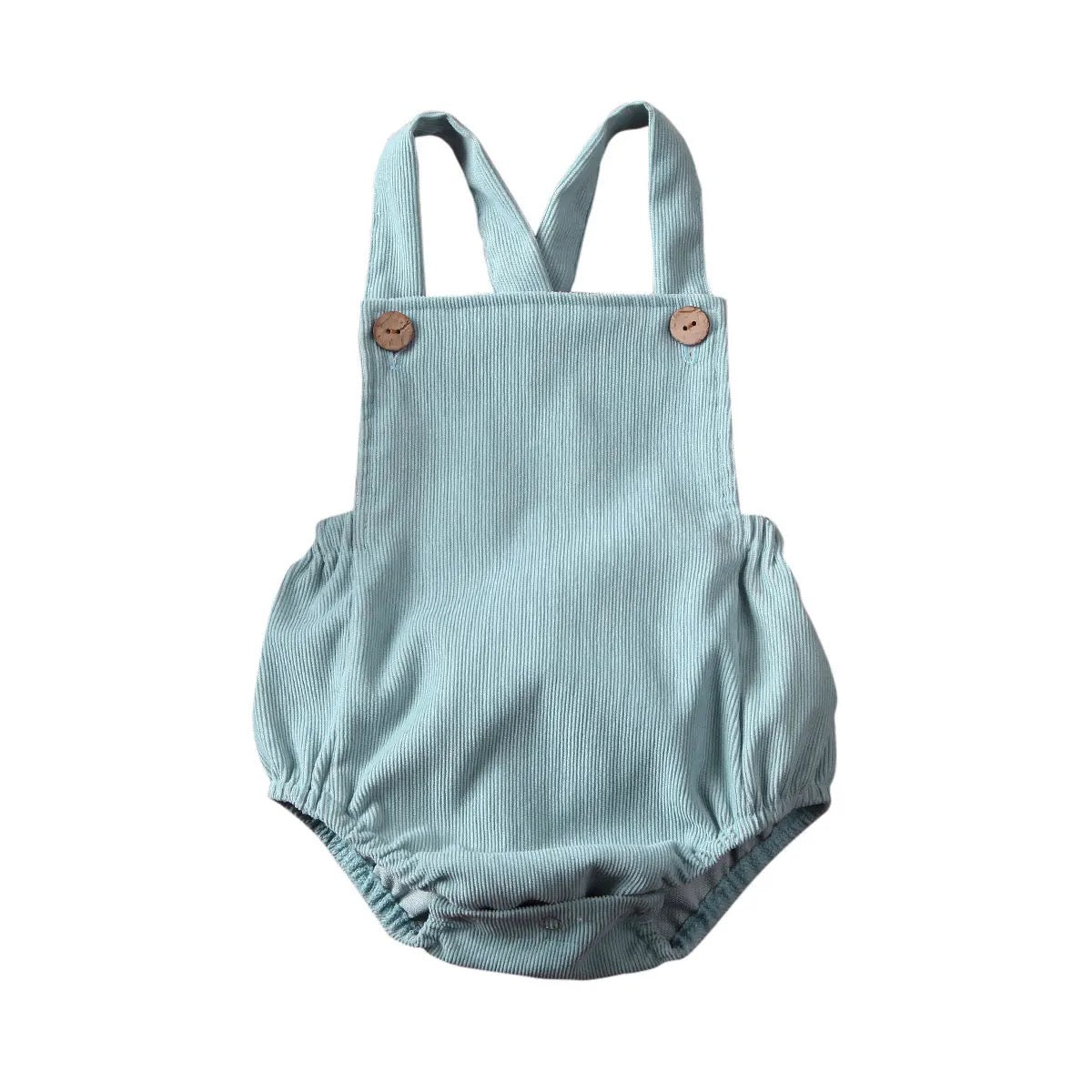 Baby Summer Clothing Newborn Infant Baby Boys Girls Romper Corduroy Sleeveless Backless Jumpsuit Outfits 0-24M