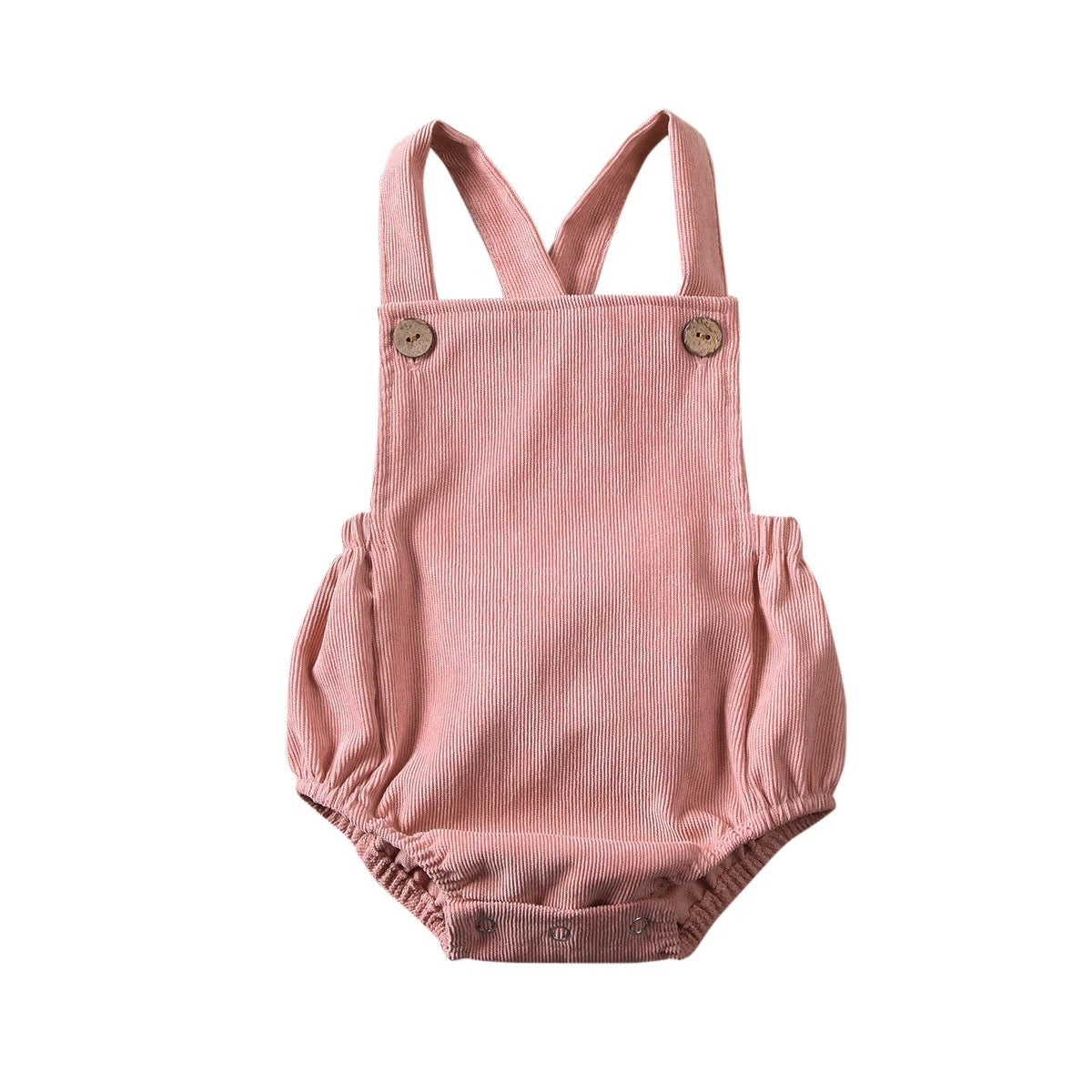 Baby Summer Clothing Newborn Infant Baby Boys Girls Romper Corduroy Sleeveless Backless Jumpsuit Outfits 0-24M