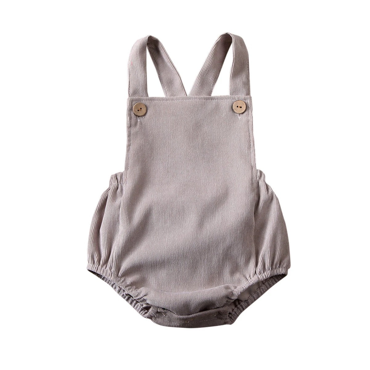 Baby Summer Clothing Newborn Infant Baby Boys Girls Romper Corduroy Sleeveless Backless Jumpsuit Outfits 0-24M