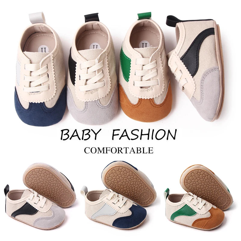 Baby Sneakers - Shoes for Toddler Boys and Girls 0-9-18M Non-Slip Outdoor Walking Shoes Baby