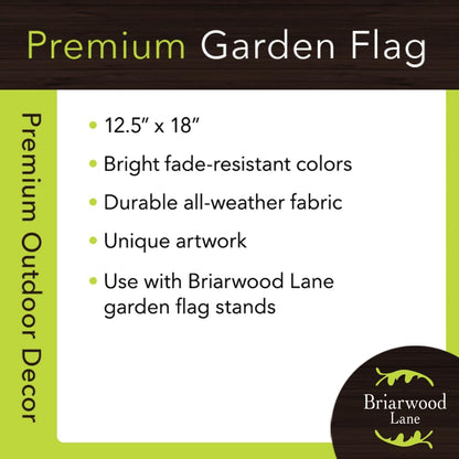 Easter Garden Flag featuring Spring Egg Bouquet Design