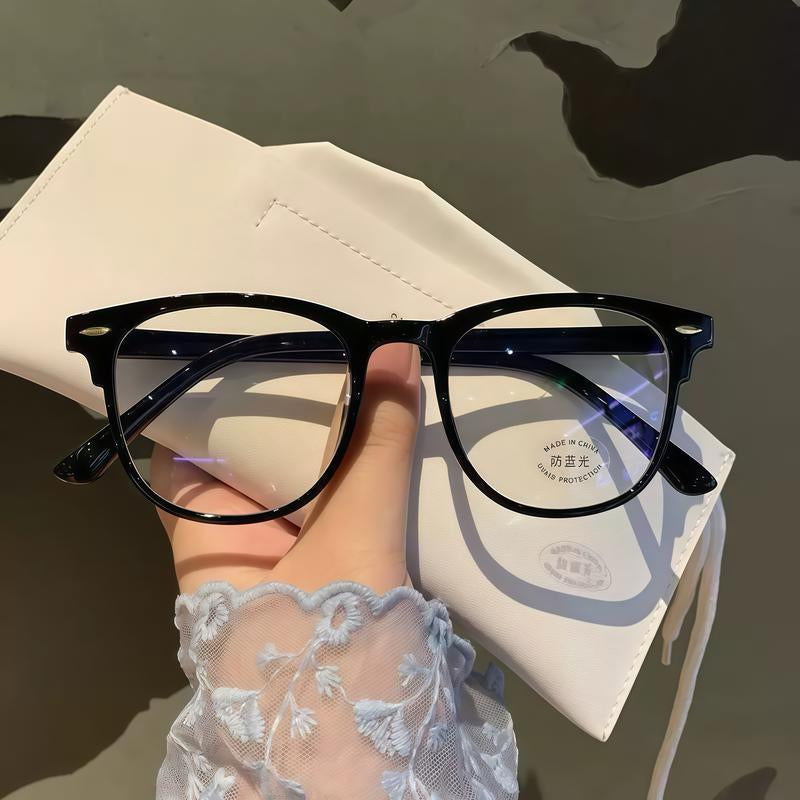 2/3Pcs Computer Blue Light Blocking Glasses for Women Men anti Eyestrain UV Glare Photochromic Eyeglasses 2-Piece Set Black Transparent Frames