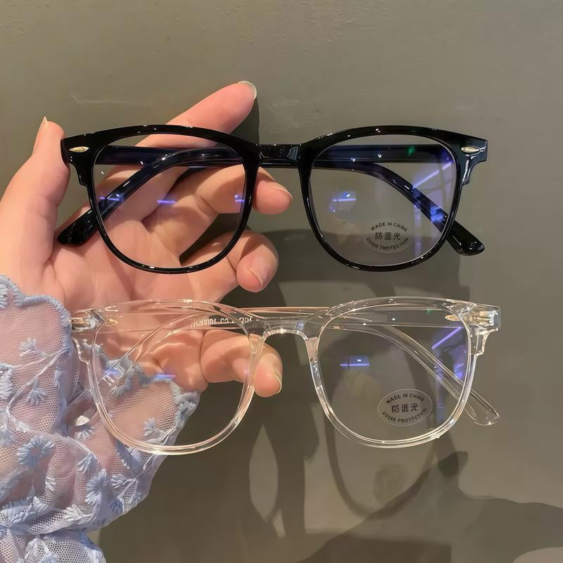 2/3Pcs Computer Blue Light Blocking Glasses for Women Men anti Eyestrain UV Glare Photochromic Eyeglasses 2-Piece Set Black Transparent Frames